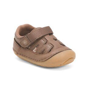 STRIDE RITE Brown Leather Adam Sneakers